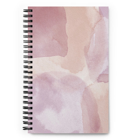 Watercolor Print Spiral Journal