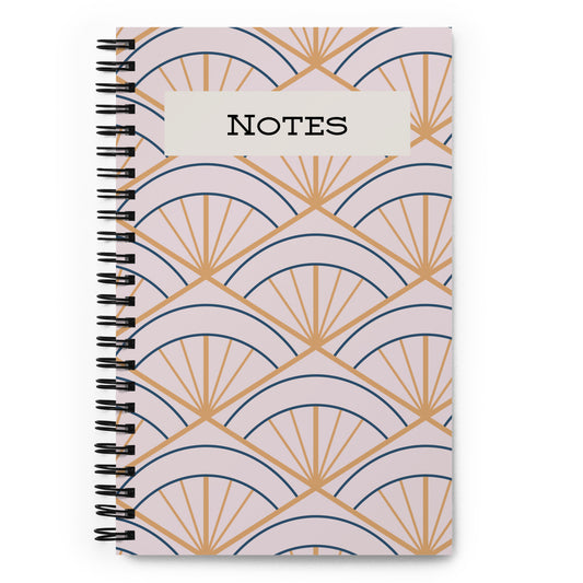 Geometric Pattern Spiral Journal