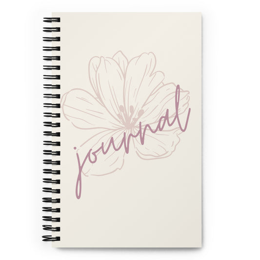 Floral Spiral Journal